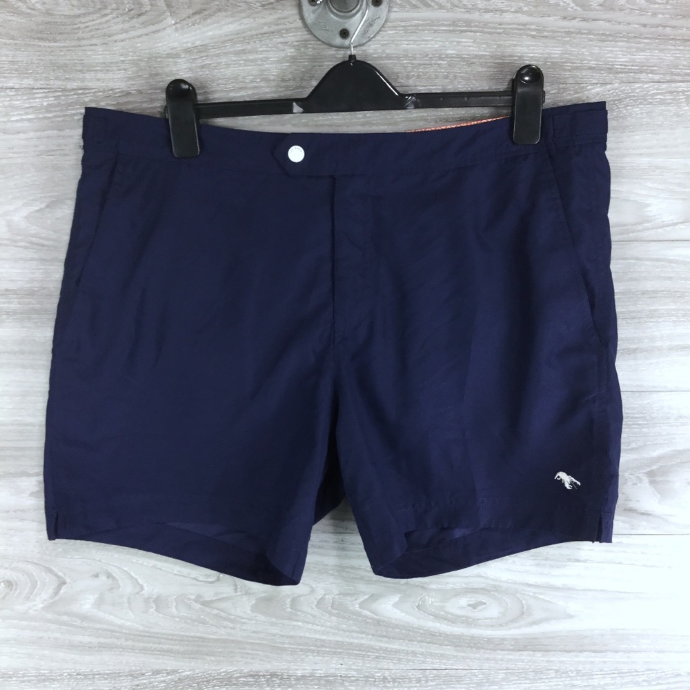 Ted Baker London Navy Inner Patterned Trunks